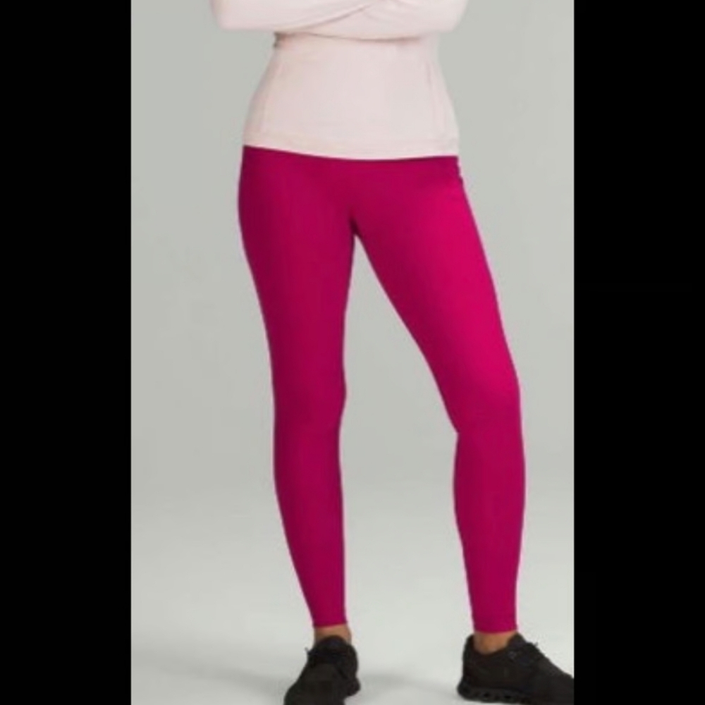 Lululemon Swift Speed High Rise Tight 28", Size 6, Wild Berry